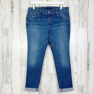 Ann Taylor Relaxed Slim Fit Ankle Cropped Jeans